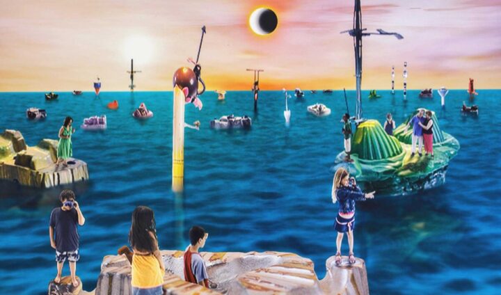 פריים מתוך עבודת ווידאו. אורי קצנשטיין, מכונת התקווה, 2007-2006, וידיאו, באדיבות משפחת קצנשטיין