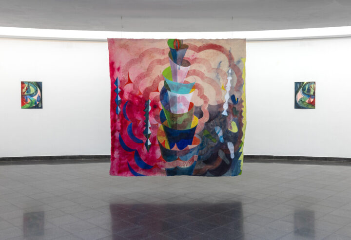 Ester_012 צילום הצבה מתוך התערוכה "הושענא" אסתר שניידר. ציור